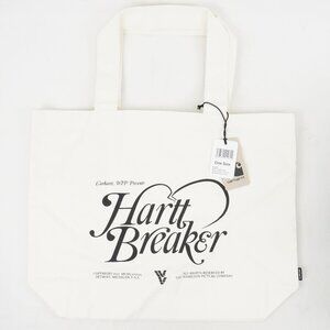 CARHARTT WORK IN PROGRESS Canvas Graphic "Harttbreaker" Large White Tote NWD